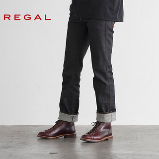 REGAL/丽格休闲时尚皮鞋系带高帮靴子固特异男鞋T93B