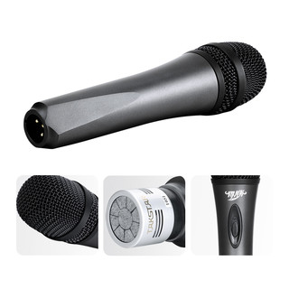 Takstar/得胜 DM-2100 KTV演唱麦克风家用有线话筒卡拉OK唱歌话筒
