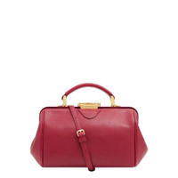 Cambridge Satchel 剑桥苏菲包 10英寸 荔枝纹 枫叶红