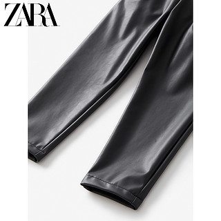 ZARA【打折】 童装女童  仿皮裤 07418601800 黑色 9 岁 (134 cm)