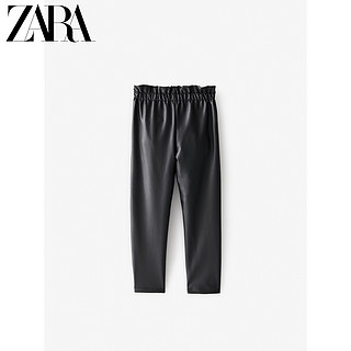 ZARA【打折】 童装女童  仿皮裤 07418601800 黑色 11-12 岁 (152 cm)