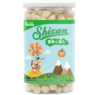 施赞(SHIZAN)营养小馒头 烘培辅食饼干 奶豆 儿童零食 南瓜味 110g *6件