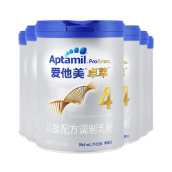 Aptamil 爱他美 卓萃爱他美儿童奶粉4段900g3-6岁*6罐