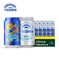 千岛湖啤酒 乐享时光330ml*24听 +超爽330ml*24听