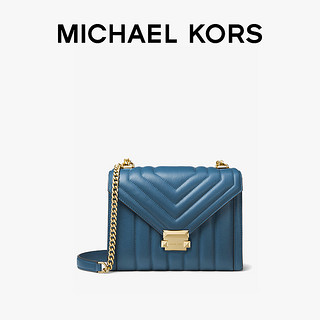 MK Whitney 大号羊皮链条绗缝信封包斜挎单肩包女包 Michael Kors