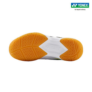 YONEX 尤尼克斯 官网 SHB100CR 羽毛球鞋 男女运动球鞋 轻量舒适yy 42 白/黄