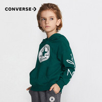 CONVERSE 匡威 儿童保暖圆领套头卫衣 长青绿 110cm