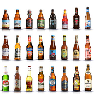 VEDETT 白熊 Easycheers 24支不同精酿啤酒组合 比利时/英国/德国等多国 果啤/黑啤/白啤等