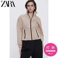 ZARA【打折】TRF 女装 氯丁橡胶效果夹克外套 04341002710