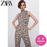 ZARA【打折】女装 绕颈吊带连体衣 00264019051