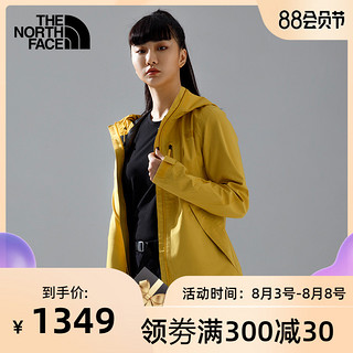 TheNorthFace北面冲锋衣女单层2020春夏户外防风防雨透气外套496Z