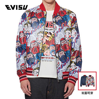 EVISU 20SS 男士海鸥印花及标志刺绣夹克 2ESHTM0JK719XX