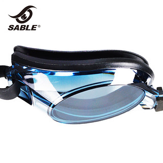 SABLE黑貂近视泳镜男大框防水防雾带度数的游泳眼镜女游泳镜620PT