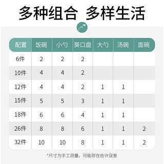 景德镇碗碟套装北欧陶瓷碗筷盘子家用骨瓷餐具日式吃饭碗组合单个