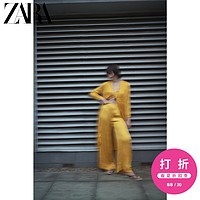 ZARA【打折】女装 皱痕效果裤子 07521066305