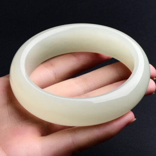 【七夕情人节礼物】可玉可求 和田玉手镯 女士玉镯子 玉石手镯油润