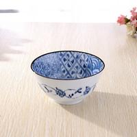 美浓烧 Mino Yaki） 陶瓷碗饭碗 日式餐具陶瓷盘子 日本进口碗套装 HS-7 小碗