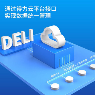 得力(deli)企业考勤定制 流程优化服务 考勤接口服务授权许可（五年期）13854