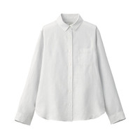 無印良品 無印良品 MUJI 女士长袖衬衫 BCB07A0S 银灰色 M