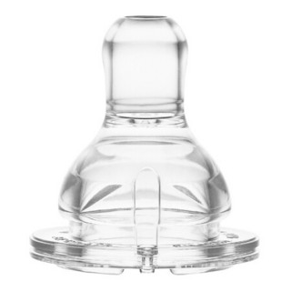 啾啾（CHUCHU） 标准口径玻璃奶瓶新生儿母乳育儿训练奶瓶 240ml 0637
