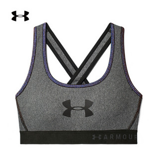 安德玛官方UA Armour女子运动内衣—中强度Under Armour1351997 黑色002 XL