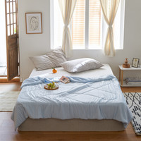 京东京造 冰丝棉抗菌空调被 晨雾灰 180×200cm