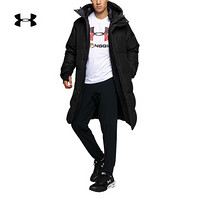 安德玛官方UA Bench Coat男子训练运动羽绒外套Under Armour1353556 黑色001 XL