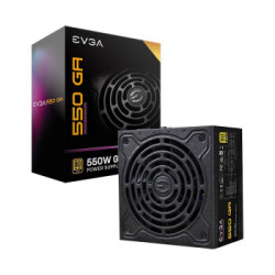 EVGA 额定550W GA电脑电源(80PLUS金牌/全模组/10年质保/全日系电容)