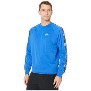 NIKE 耐克 男子运动长袖T恤插肩卫衣侧面织带9324606 Game Royal 2XL