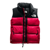 The North Face北面女款棉马甲拉链立领休闲外套NF0A3XEP TNF RED L