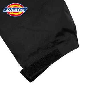 Dickies 防泼水加工Thermolite充棉撞色拼接连帽夹克DK006682黑色 XL