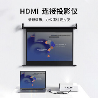 PHILIPS 飞利浦 type-c扩展坞 usb-c转hdmi拓展坞 华为苹果电脑转换器 macbook转接头接口 六合一