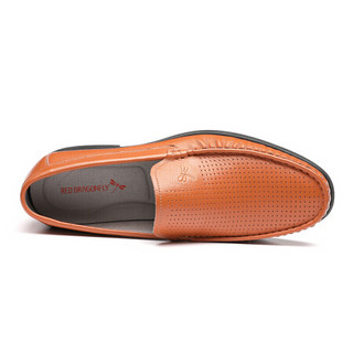 红蜻蜓 （RED DRAGONFLY）时尚舒适百搭透气休闲鞋 WTL92161/62 棕色 41