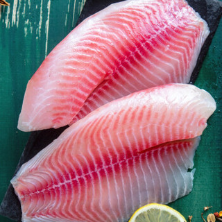 环球水产 冷冻鲷鱼柳/罗非鱼片 1kg 11-17片 去骨去刺 火锅烧烤食材 鱼类 海鲜水产