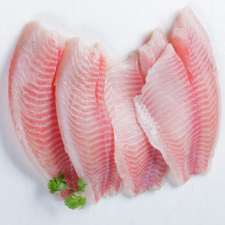 环球水产 冷冻鲷鱼柳/罗非鱼片 1kg 11-17片 去骨去刺 火锅烧烤食材 鱼类 海鲜水产