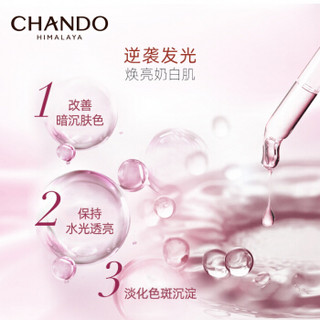 CHANDO 自然堂 雪润晶透冰肌水面膜24mL*5片（改善暗沉焕亮润泽）