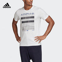 阿迪达斯官网 adidas MH PHOTO TEE 男装训练运动短袖T恤ED7287 如图 L