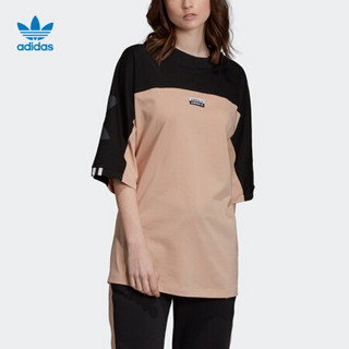 阿迪达斯官方 adidas 三叶草 TEE 女子短袖上衣ED7459 如图 34