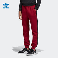 阿迪达斯官网 adidas 三叶草 TAPE PANTS 大童装裤子EI7455 基督红 128CM