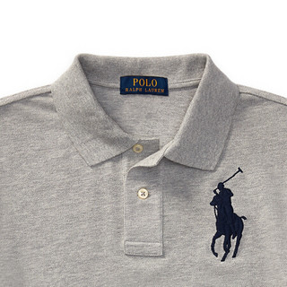 Ralph Lauren/拉夫劳伦男童 2020年早秋BigPony网眼Polo衫33937 50-灰色 L