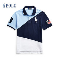 Ralph Lauren/拉夫劳伦男童 2020年早秋BigPony棉网眼Polo衫33939 410-海军蓝 S