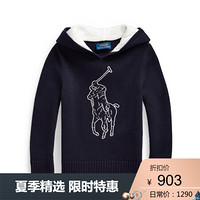 Ralph Lauren/拉夫劳伦男童 2020年春季Big Pony 连帽毛衫32832 410-海军蓝 4