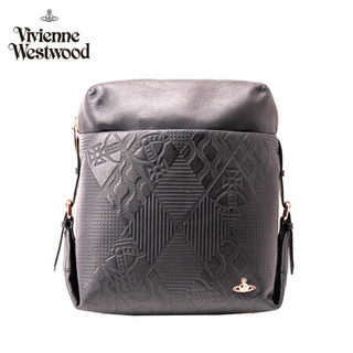 VIVIENNE WESTWOOD薇薇安威斯特伍德 奢侈品包包西太后双肩背包  VW13826HGH01C1  黑色