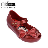 mini Melissa梅丽莎春夏迪士尼合作款小童蝴蝶结单鞋32467 亮红色 内长11.5cm