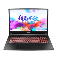 Hasee 神舟 战神TX8-CU5DK 16.1英寸 游戏本 黑色(酷睿i5-10400、RTX 2060 6G、16GB、256GB SSD、1TB HDD、1080P、IPS、144Hz)