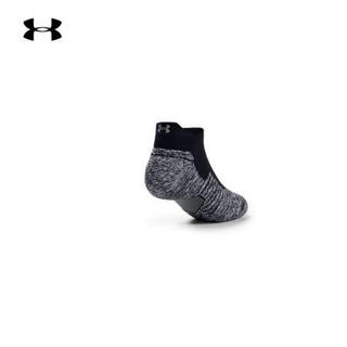 安德玛官方UA Charged Cushion男女运动袜子Under Armour1315590 黑色004 L