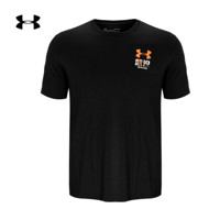 安德玛官方UA 男女武汉城市运动短袖T恤Under Armour1365498 黑色001 XXL