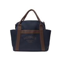 HERMÈS 爱马仕 女士单肩手提包 蓝色