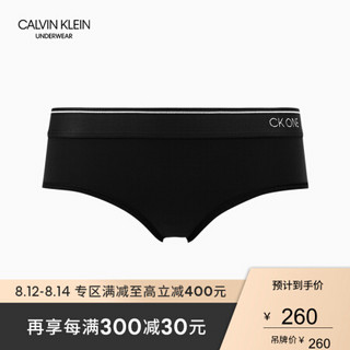 【CK ONE】CK UNDERWEAR 2020春夏新款女装时尚三角内裤 QF5744AD 001-黑色 S