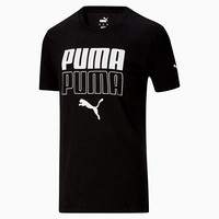 PUMA彪马男士logo印花圆领短袖时尚潮流T恤582276_01 Puma Black L